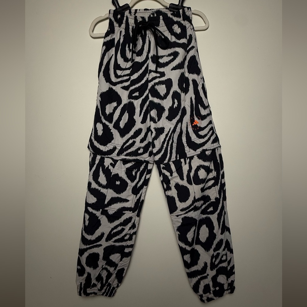 Adidas by Stella McCartney Black and White Joggers